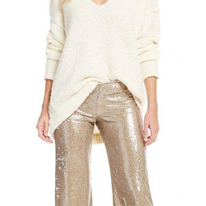 Free People Lofty V-Neck Sweater